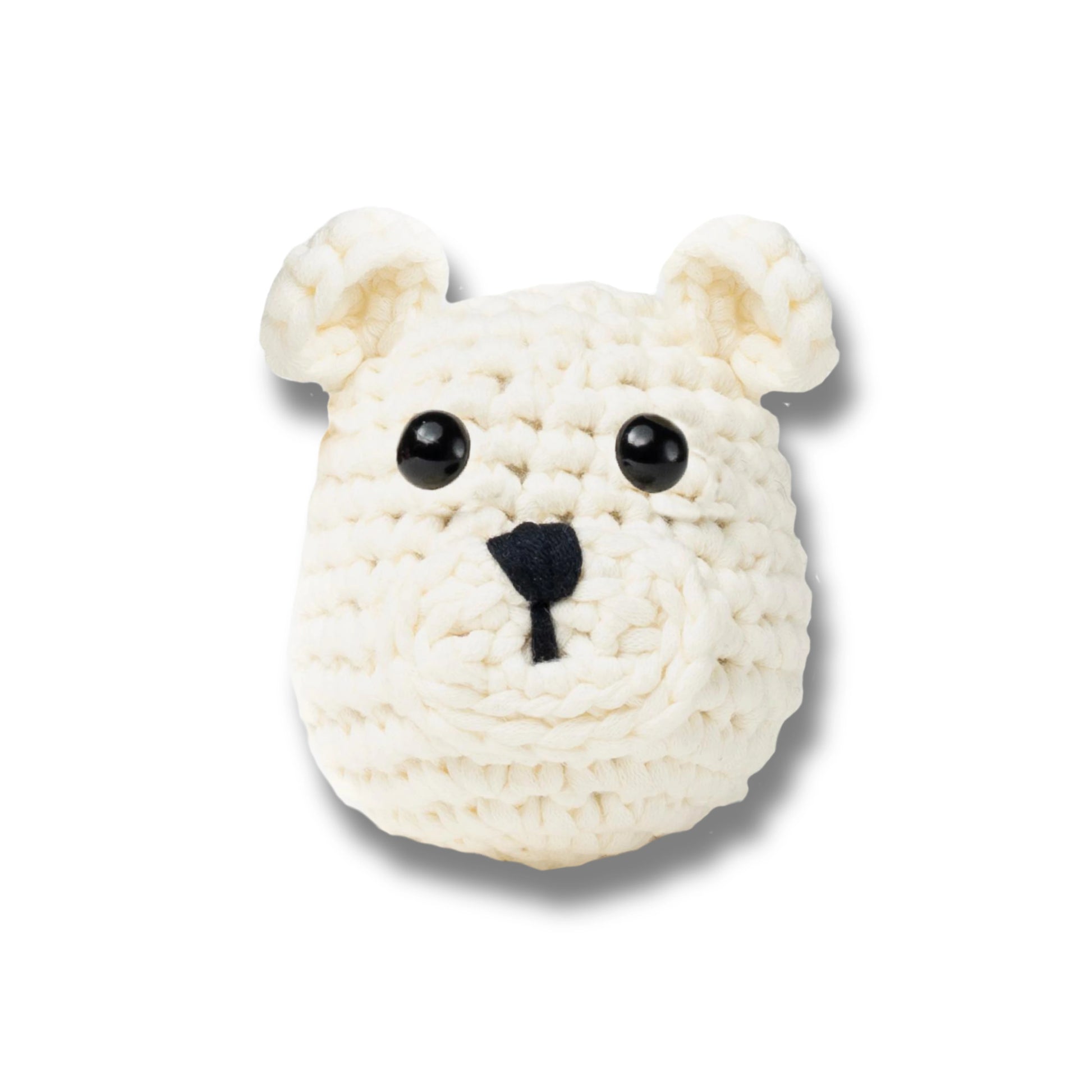 Gaston l'Ours blanc - Kit crochet débutant- The Stitch Man - Crochet débutant amigurumi