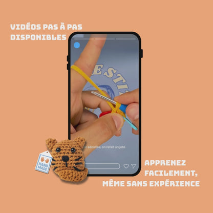 Minoushka le Chat - Kit crochet débutant