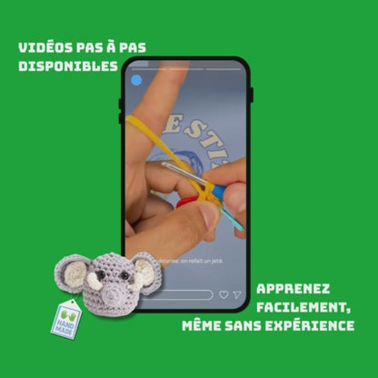 Trompette l'Eléphant - Kit crochet débutant